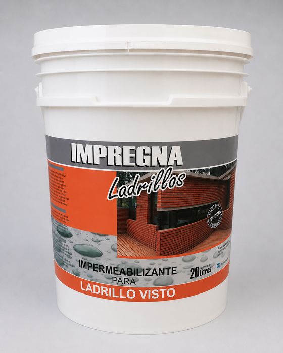 Impermeabilizante Impregna Ladrillos para ladrillo visto, balde de 20 litros